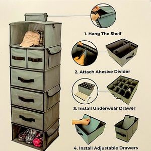 Smirly Wardrobe Closet Organizer